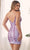 Nox Anabel D809 - Plunging Sweetheart Sequin Cocktail Dress Cocktail Dresses