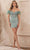 Nox Anabel L789 - Off Shoulder Sequin Cocktail Dress Cocktail Dresses 00 / Dusty Sage