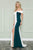 Poly USA 8924 - Multi-toned Side Slit Evening Dress Special Occasion Dress