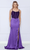 Poly USA 9176 - Jeweled Corset Bodice Evening Dress Evening Dresses XS / Purple