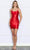 Poly USA 9240 - Scoop Neck Sleeveless Cocktail Dress Cocktail Dresses XS / Red
