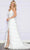 Poly USA 9404 - Sleeveless Tiered High Slit Prom Dress Prom Dresses