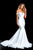 Portia and Scarlett - PS21251 Off Shoulder Glittered Trumpet Gown Evening Dresses 2 / White
