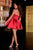 Portia and Scarlett PS23149 - Sweetheart Basque Cocktail Dress Cocktail Dresses 2 / Red