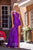 Portia and Scarlett PS23282 - Asymmetric Feather Skirt Prom Gown Prom Dresses 0 / Purple