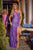 Portia and Scarlett PS23282 - Asymmetric Feather Skirt Prom Gown Prom Dresses 00 / Lilac