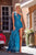 Portia and Scarlett PS23282 - Asymmetric Feather Skirt Prom Gown Prom Dresses 00 / Ocean