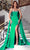 Portia and Scarlett PS23332 - Beaded Strap Sweetheart Evening Gown Special Occasion Dress 0 / Emerald