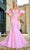 Portia and Scarlett PS24065 - Bow Back Detailed Prom Dress Special Occasion Dress 00 / Pink