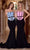 Portia and Scarlett PS24289 - Contrast Corset Prom Dress Special Occasion Dress 00 / Black-Blue