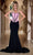 Portia and Scarlett PS24289 - Contrast Corset Prom Dress Special Occasion Dress 00 / Black-Pink