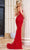 Portia and Scarlett PS24325 - Sleeveless Leaf Appliqued Prom Gown Special Occasion Dress