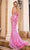 Portia and Scarlett PS24344 - Illusion Side V-Neck Prom Gown Special Occasion Dress