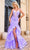 Portia and Scarlett PS24409 - Beaded Lace Tiered Prom Gown Prom Dresses 00 / Lilac