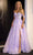 Portia and Scarlett PS24513X - Butterfly Motif Prom Dress Special Occasion Dress 00 / Lilac