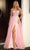 Portia and Scarlett PS24513X - Butterfly Motif Prom Dress Special Occasion Dress 00 / Pink