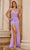 Portia and Scarlett PS24523 - Sleeveless V-Neck Prom Dress Special Occasion Dress 00 / Lilac