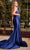 Portia and Scarlett PS24682 - Satin High Slit Prom Dress Special Occasion Dress