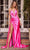 Portia and Scarlett PS24682 - Satin High Slit Prom Dress Special Occasion Dress