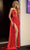 Portia and Scarlett PS24682 - Satin Mermaid Prom Dress Special Occasion Dress 00 / Red