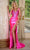 Portia and Scarlett PS24684 - Beaded Bustier Prom Dress Special Occasion Dress 00 / Hot-Pink