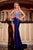Portia and Scarlett PS24689 - Bejeweled Bodice Prom Dress Prom Dresses 00 / Navy