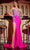 Portia and Scarlett PS24689 - Bejeweled Bodice Prom Dress Special Occasion Dress 00 / Hot-Pink