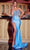 Portia and Scarlett PS24689 - Bejeweled Bodice Prom Dress Special Occasion Dress 00 / Powder-Blue