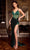 Portia and Scarlett PS24694 - V-Neck Sequin Sheath Prom Gown Special Occasion Dress 00 / Emerald