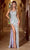 Portia and Scarlett PS24816X - Geometric Sequin Prom Dress Prom Dresses 00 / Silver
