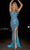 Portia and Scarlett PS24851C - Sweetheart Rhinestone Beaded Prom Gown Special Occasion Dress 00 / Blue