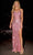 Portia and Scarlett PS24851C - Sweetheart Rhinestone Beaded Prom Gown Special Occasion Dress 00 / Pink