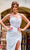 Portia and Scarlett PS24942 - Embellished Asymmetrical Prom Dress Special Occasion Dress