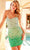 Primavera Couture 4005 - Scoop Sheath Cocktail Dress Cocktail Dresses 00 / Mint