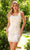 Primavera Couture 4051 - Scoop Butterfly Sequin Cocktail Dress Cocktail Dresses 00 / Ivory