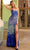 Primavera Couture 4114 - Ombre Paillette Prom Dress Special Occasion Dress 000 / Royal Blue