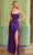 Primavera Couture 4125 - Cutout Ornate Sequin Prom Dress Special Occasion Dress 000 / Purple