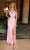 Primavera Couture 4136 - Cutout Ombre Prom Dress Special Occasion Dress 000 / Pink