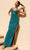 Primavera Couture 4159 - Sequin Wave Motif Prom Dress Special Occasion Dress 000 / Teal