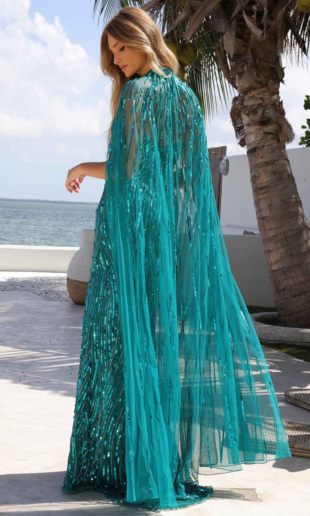 Primavera 4376 Long Prom Dress Platinum / 00 Primavera 4376 Long Prom Dress Platinum / 00
