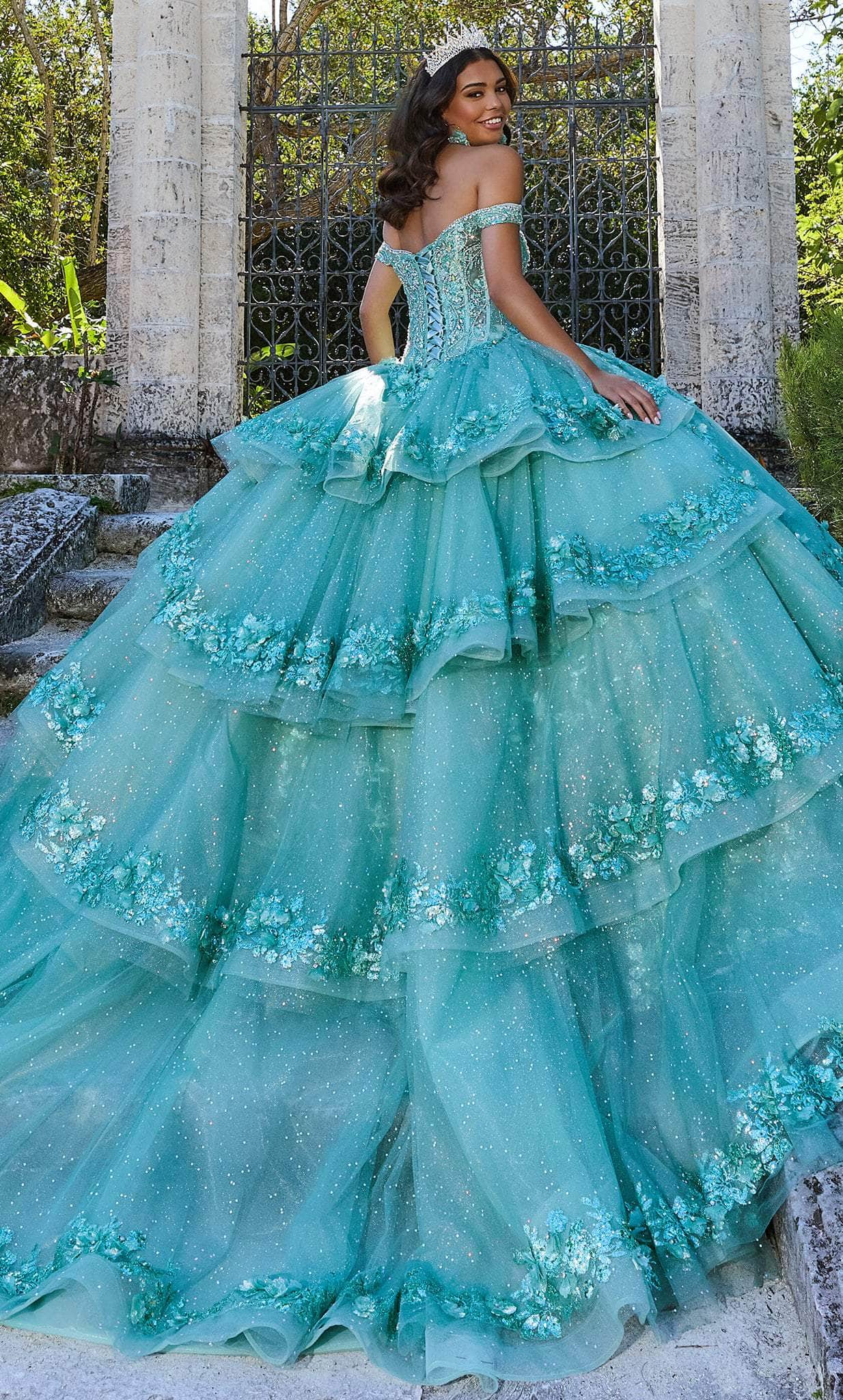 Princesa by Ariana Vara PR30131 Off Shoulder Quinceanera Gown