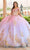 Princesa by Ariana Vara PR30152 - 3D Floral Lace-Up Tie Prom Gown Prom Dresses