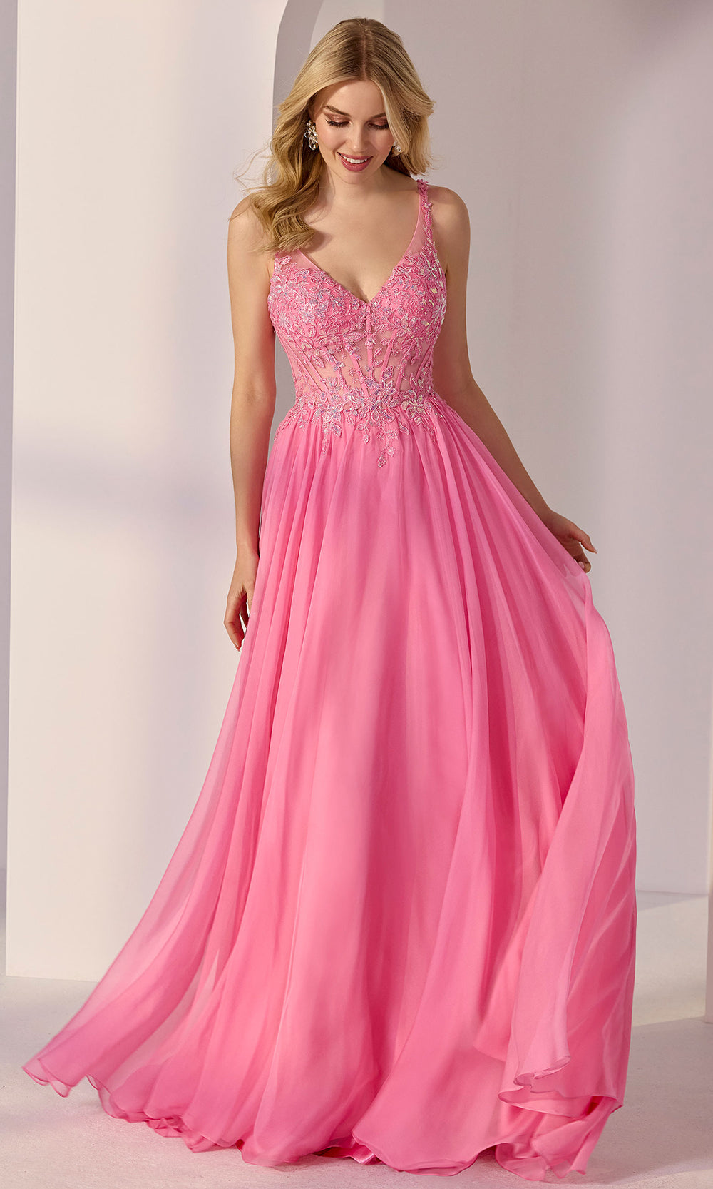 Morilee 49250 Long Prom Dress Fuchsia / 14 Morilee 49250 Long Prom Dress Fuchsia / 14