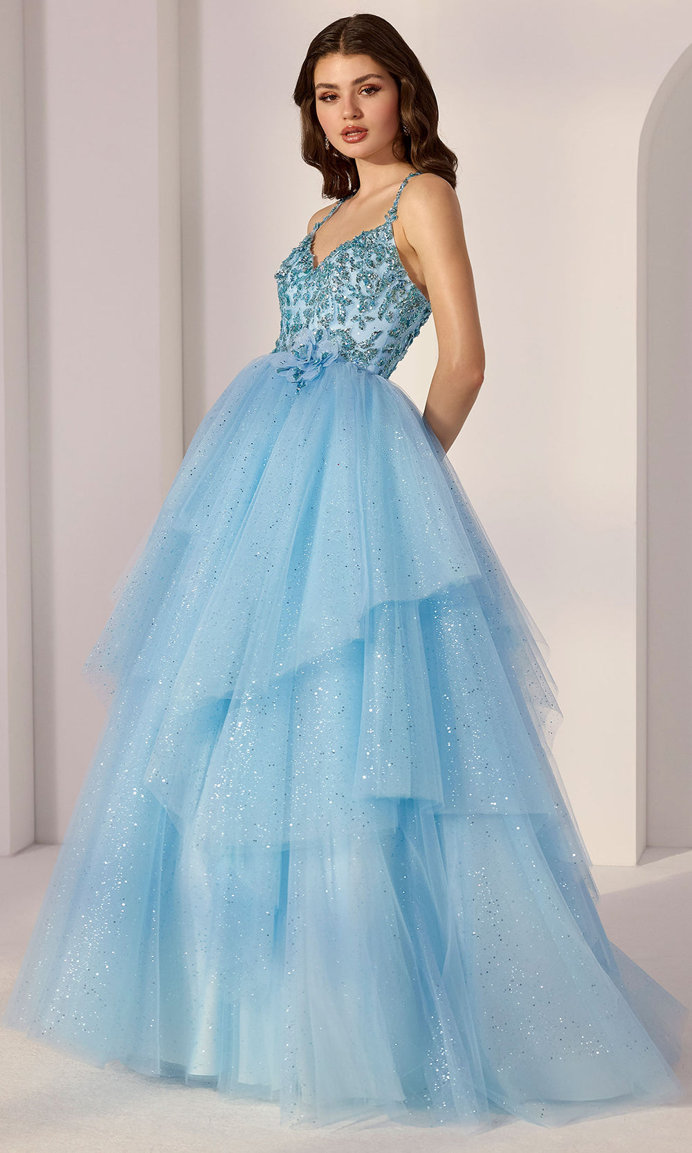 handkerchief prom dress Long Lace Handkerchief Prom Dress: Amarra 89505 Wine / 000