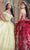 Quinceanera Collection 26045 - Laced Tulle Quinceanera Dress Quinceanera Dresses 0 / Wine/Gold