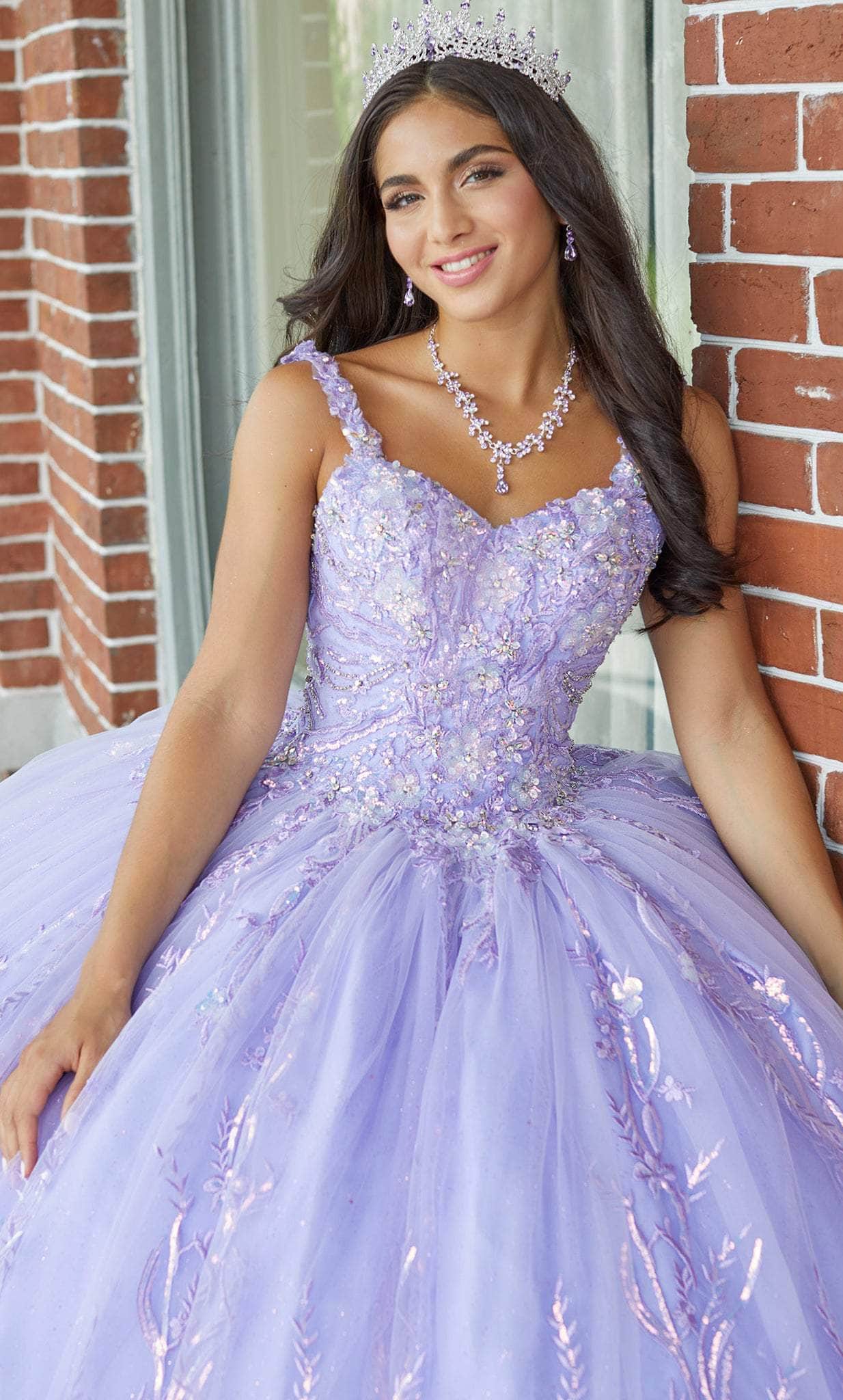 Quinceanera Collection Dress 26050 White/Gold / 4 Quinceanera Collection Dress 26050 White/Gold / 4