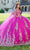 Quinceanera Collection 26083 - Floral Glitter Embellished Ballgown Ball Gowns