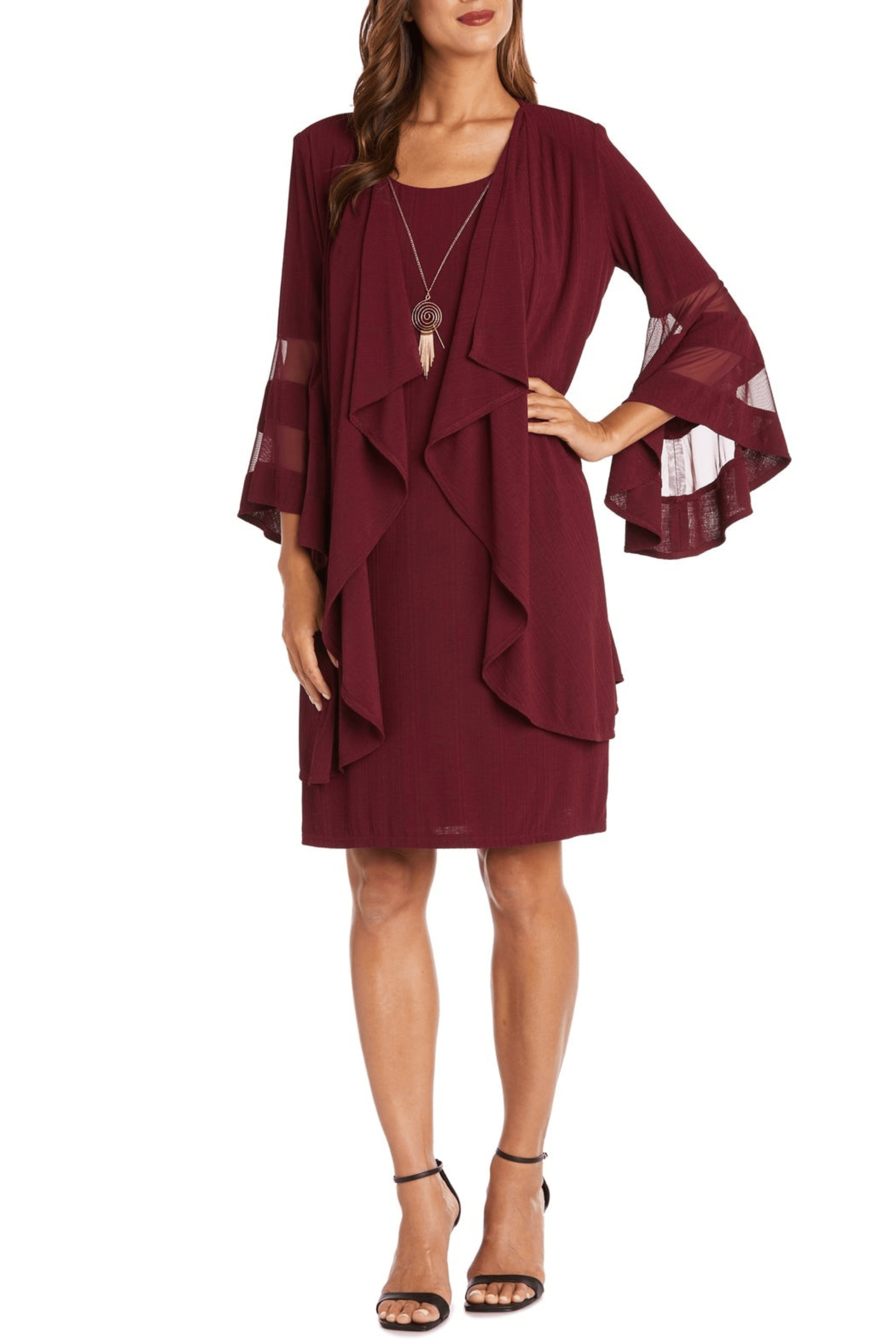 r & m richards cocktail & party dresses R&M Richards 3969 Beaded High Low Cocktail Dress