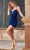 Rachel Allan 40284 - Sweetheart Sleeveless Cocktail Dress Cocktail Dresses 00 / Royal Ombre