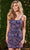 Rachel Allan 40309 - Fringe Embellished Cocktail Dress Cocktail Dresses